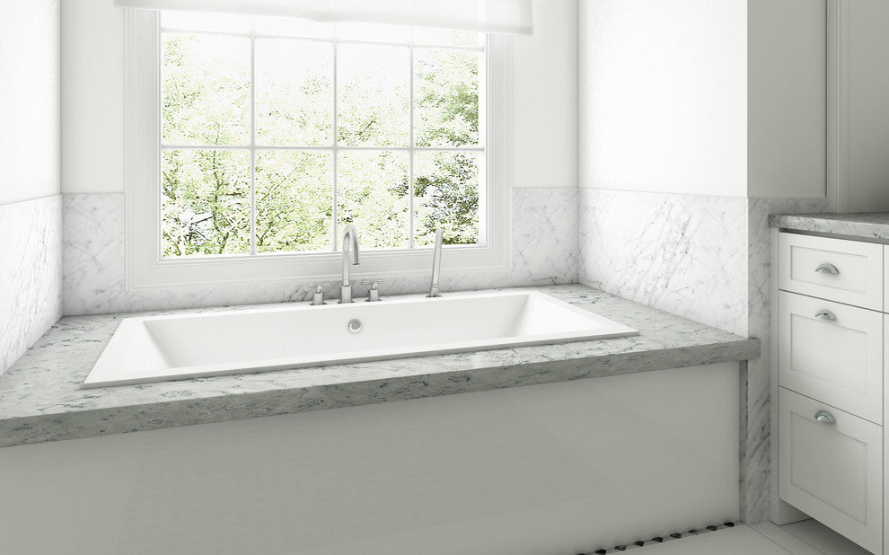 Prima 4 Widespread Bathtub Faucet, Brushed Nickel