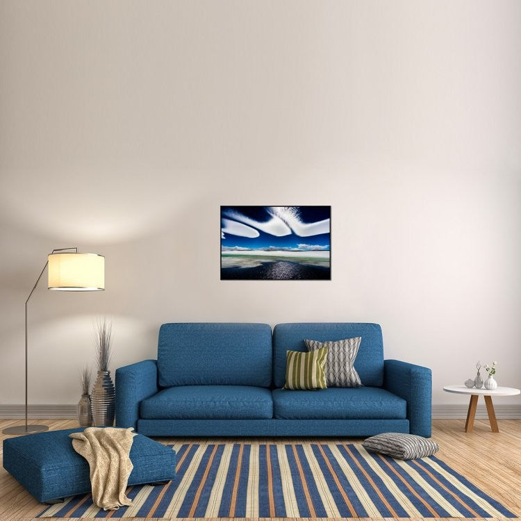 "Icewind" Framed Canvas Giclee by Ralf Kayser, 37x25"