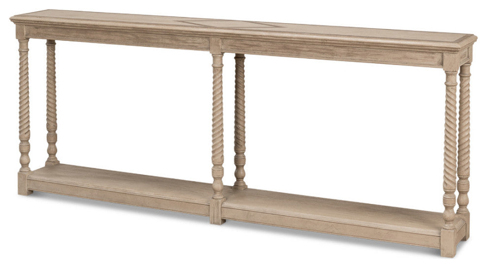 Neo Classic Pine Console Table