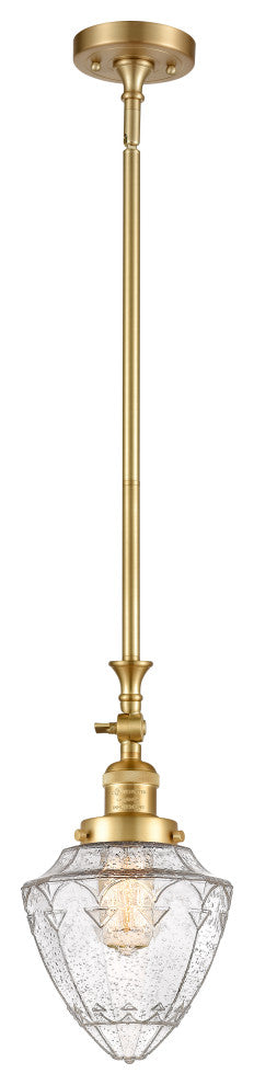 Innovations 206-SG-G664-7-LED 1 Light Mini Pendant, Satin Gold