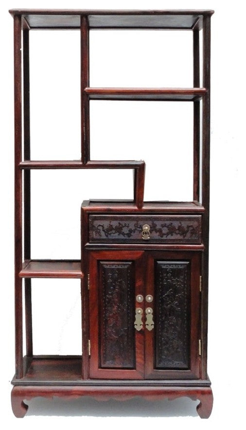Chinese African Rosewood Desktop Display Chest