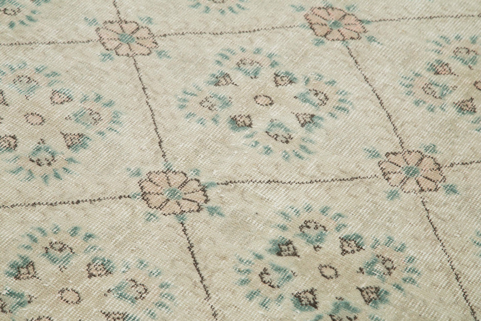 Rug N Carpet - Handwoven Turkish 4' 10'' x 8' 4'' Vintage Area Rug