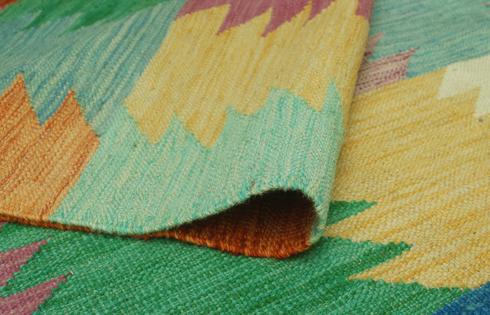 Winchester Kilim Awilda Green Runner