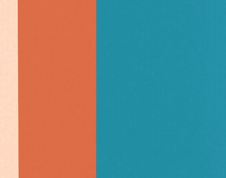 18"x30" Beach Shack, Stripe Print Kitchen Towel, Teal