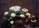 Henri Fantin-Latour Hydrangias- Cloves and Two Pots of Pansies Wall Decal