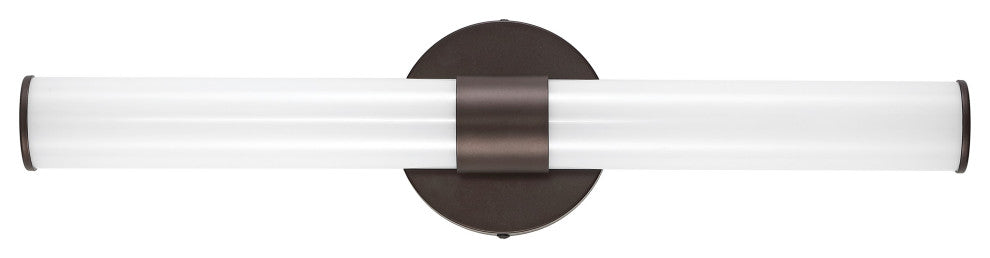 Brooks 20.13" 1-Light Iron Integrated LED Vanity Light, Oil Rubbed Bronze