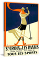 "Tous Les Sports" Painting Print on Wrapped Canvas, 24"x36"