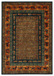 Couristan Old World Classics Pazyrk Area Rug, Burnished Rust, 5'3" x 7'6"
