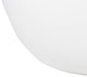 Dahlia Round Planter Pot, Fiberstone and MgO Clay, White, 16" H