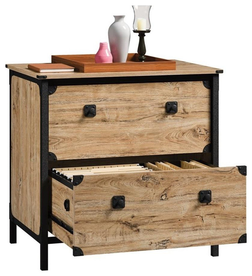 Sauder Steel River Engineered Wood Lateral File in Milled Mesquite/Natural
