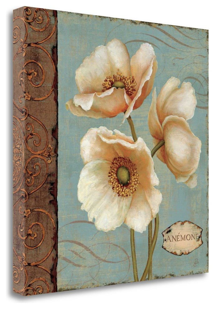 "Windflower I" By Daphne Brissonnet, Giclee Print on Gallery Wrap Canvas