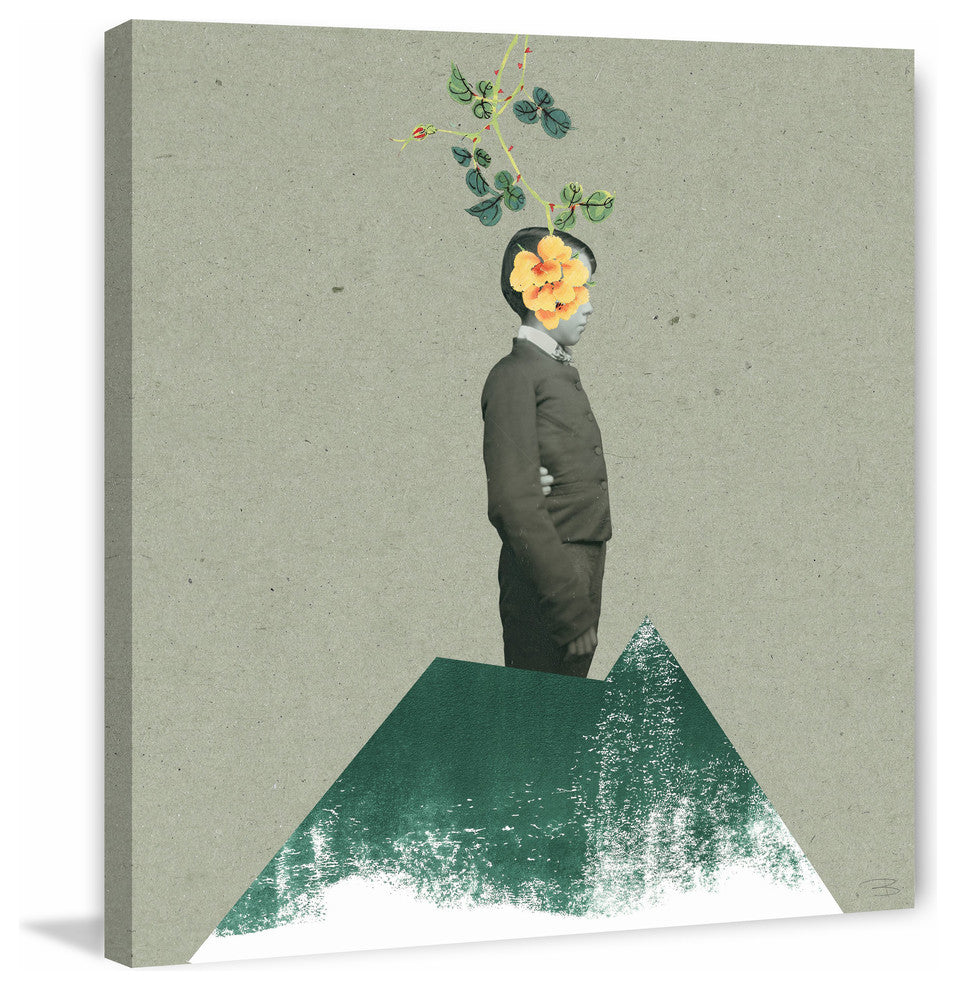 Marmont Hill, "No Face" by Bengoa Vazquez Painting on Wrapped Canvas, 32x32