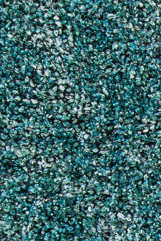 Blossom Contemporary Area Rug, Blue, 7'x10'