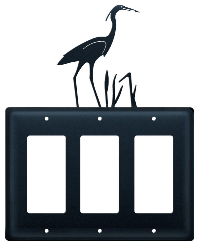 Triple GFI Cover, Heron