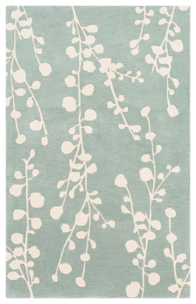 Surya Athena ATH-5158 Transitional Area Rug, Mint, 6' x 9' Rectangle