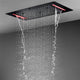 LED 6-WayThermostatic Shower System With Jetted Body Sprays, and Hand Shower