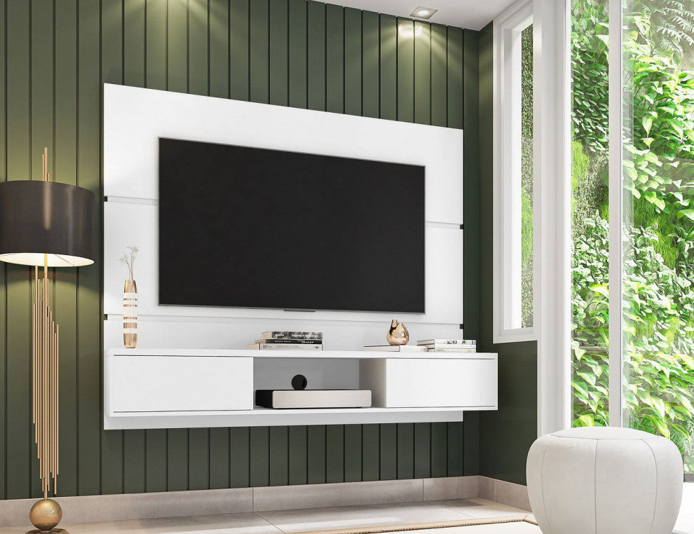 Vernon 62.99 Floating Entertainment Center in White