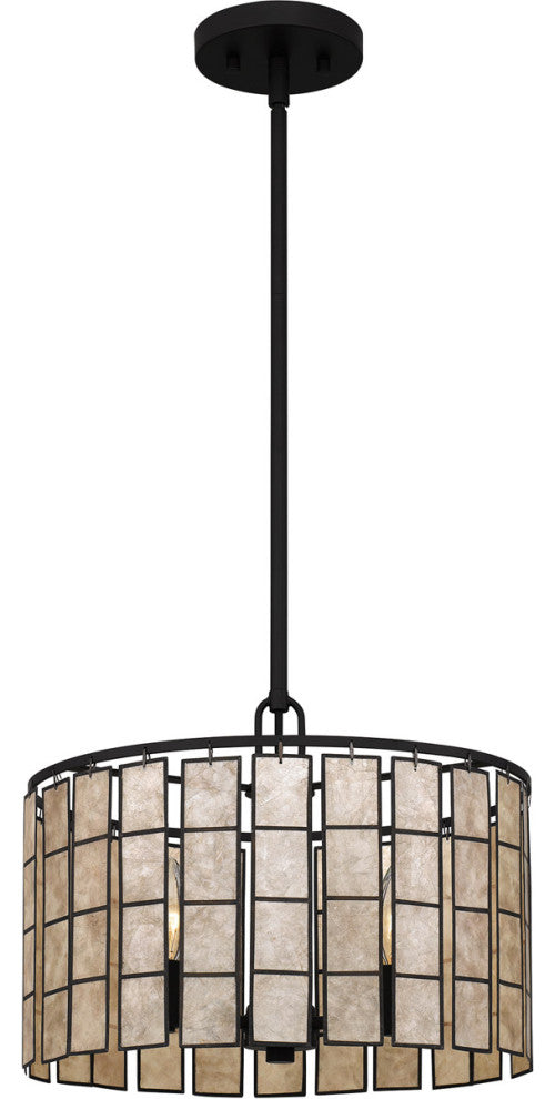 Quoizel SGLM2814MBK 3-Light Pendant, Seigler