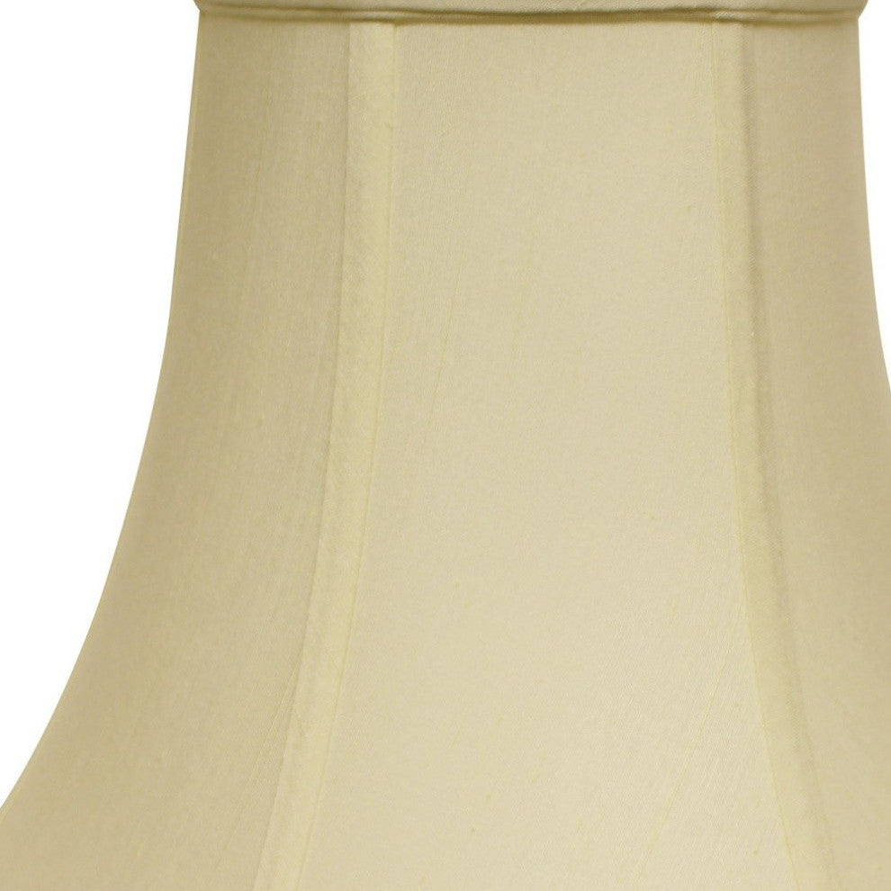 14" Ivory Premium Bell Monay Shantung Lampshade