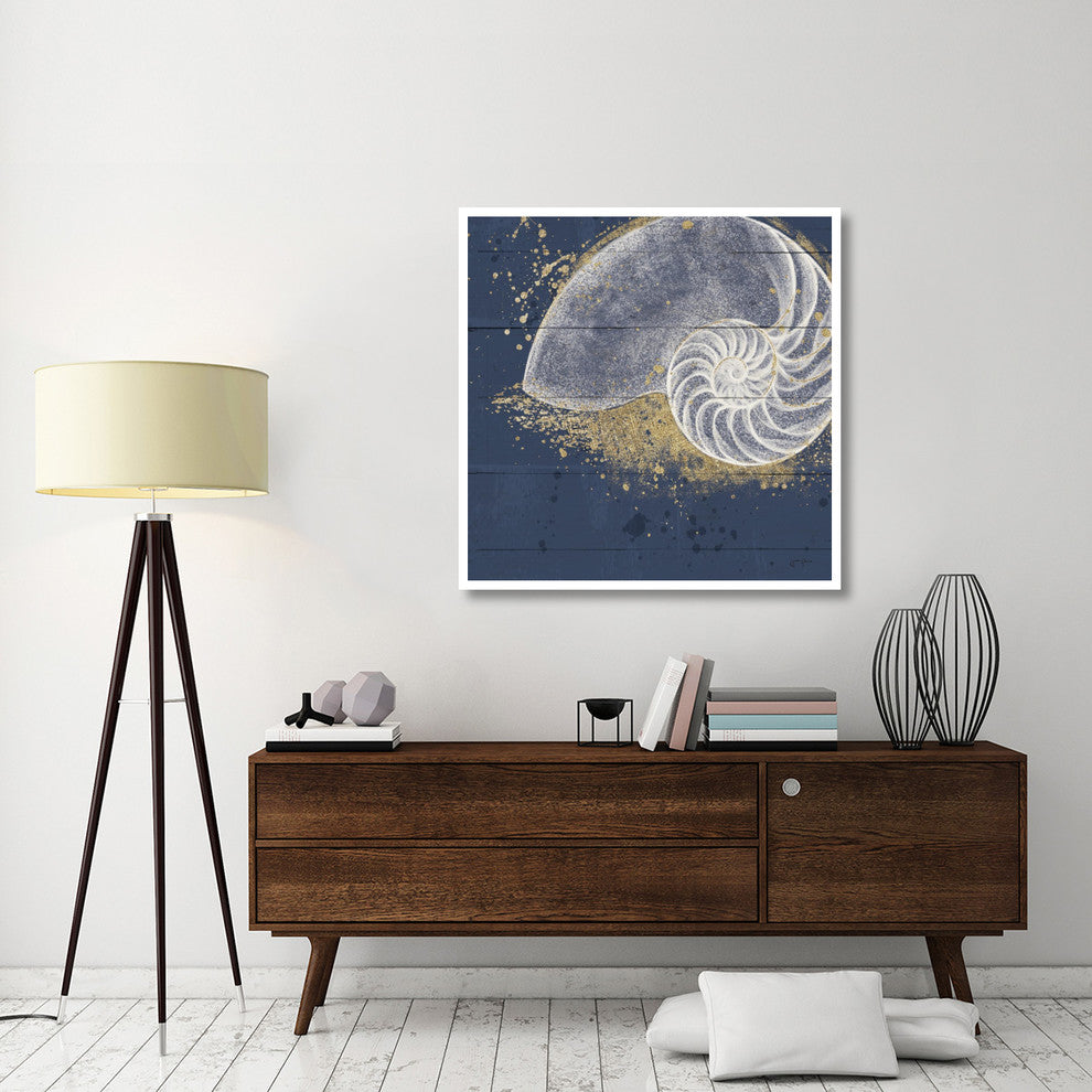 "Calm Seas IX no Words" Digital Paper Print by Janelle Penner, 42"x42"