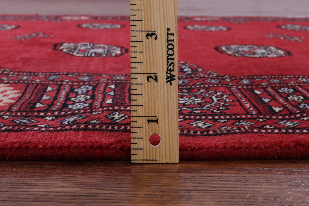 Silky Bokhara Hand-Knotted Rug 4' 1" X 6' 2" - Q13797