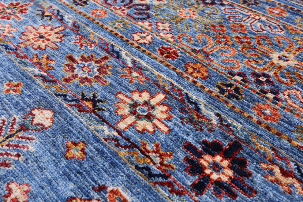5' 6" X 8' 0" Tribal Persian Gabbeh Handmade Rug Q8028