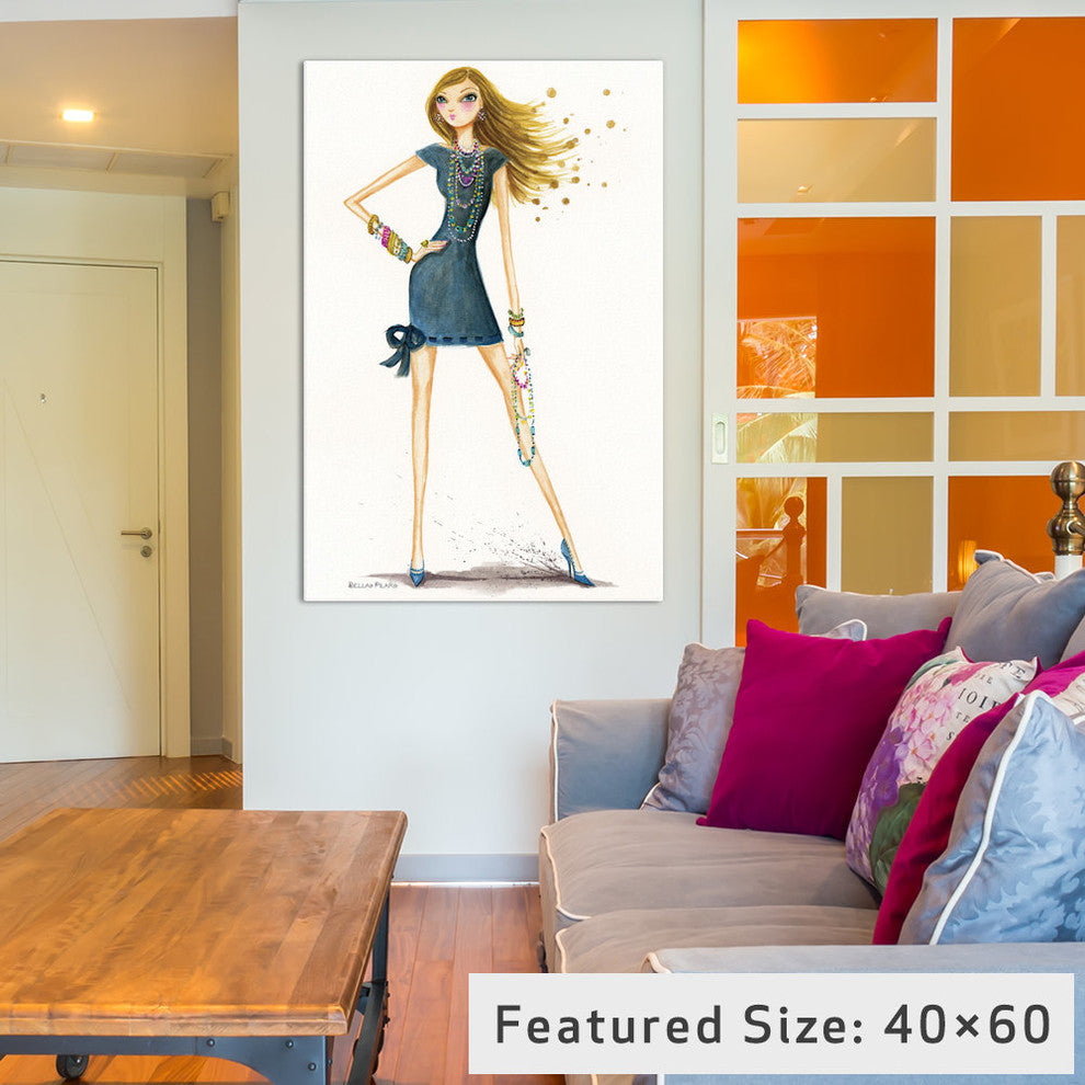 iCanvas Accessorize Jewelry Gallery Wrapped Canvas Art Print by Bella Pilar