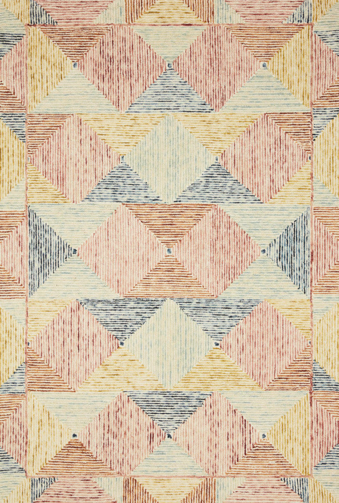 Loloi II Spectrum Area Rug, Ivory/Multi, 9'3"x13'