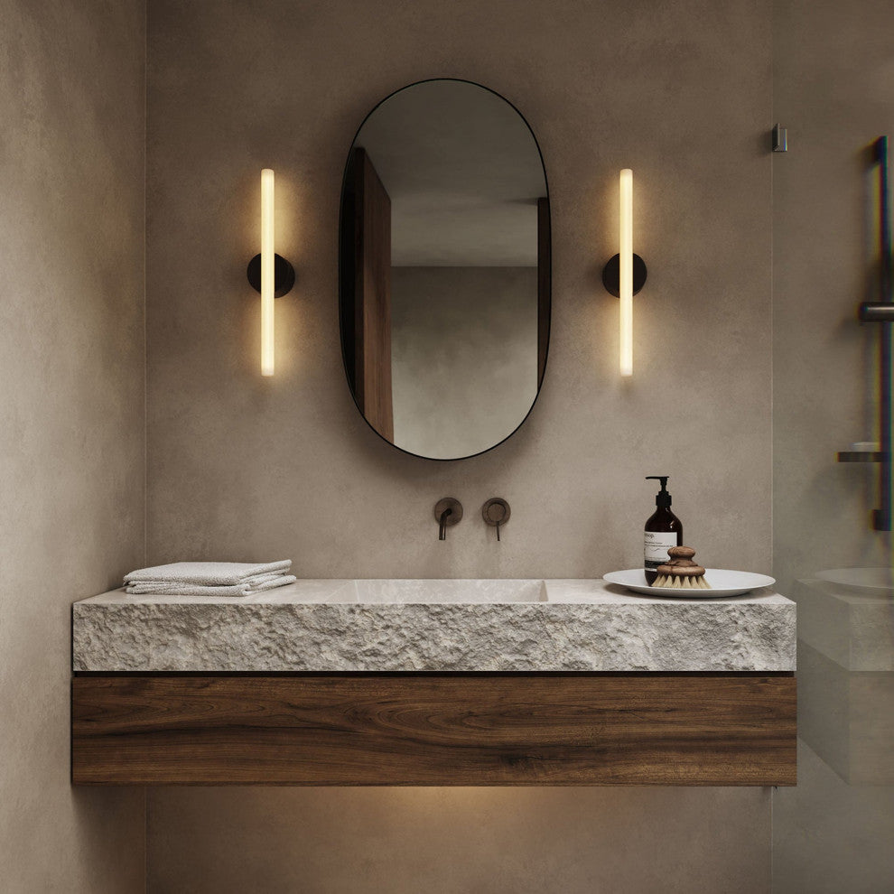 Kilter Wall Light 500mm length 2700K Dark Grey US