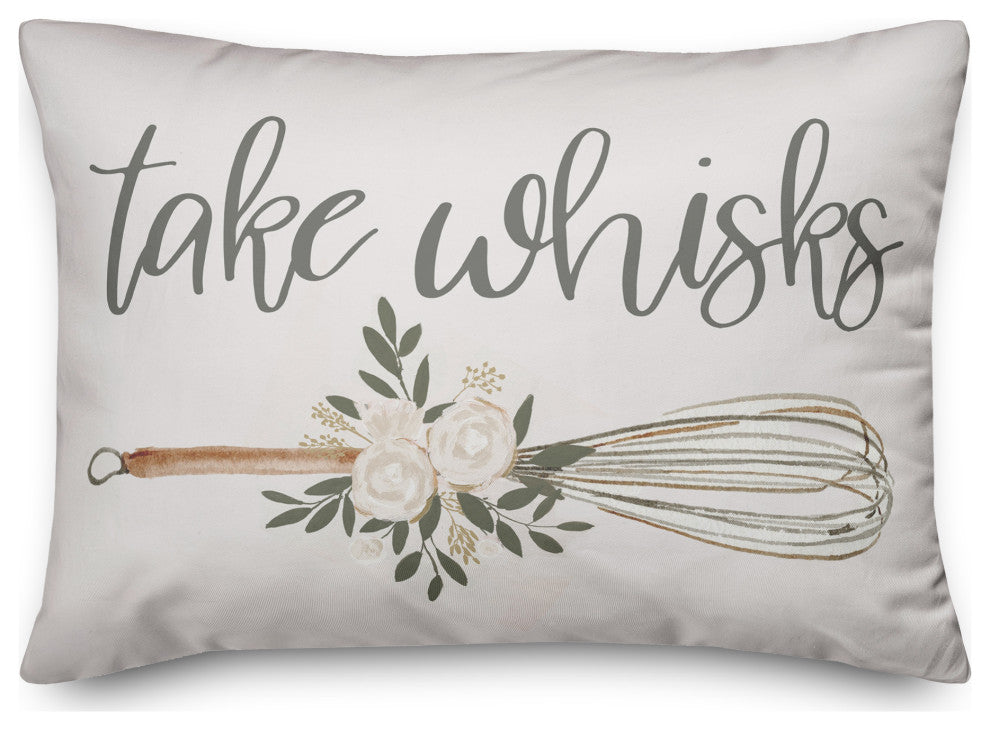 Take Whisks 14"x20" Spun Poly Pillow