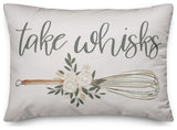 Take Whisks 14"x20" Spun Poly Pillow