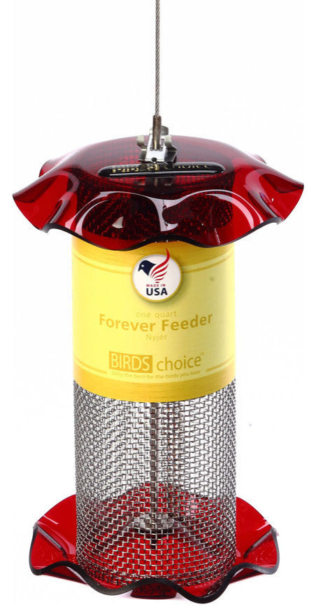 Nyjer Feeder, Red, Small