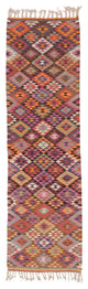Vintage Turkish Kilim Runner 2' 11" x 9' 10", 35 in. x 118 in.