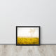 Dreams of Goldenrod and Fog Landscape Framed Photo Paper Wall Art Prints, Black, 11" X 14"