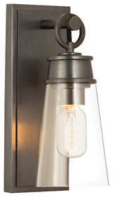 Z-LITE 2300-1SS-BP 1 Light Wall Sconce, Plated Bronze