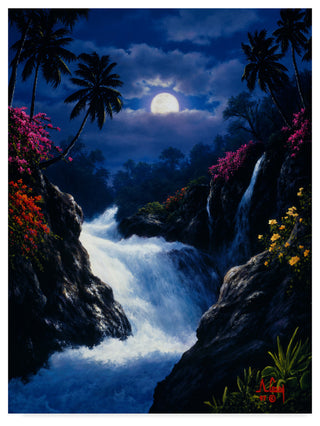 "Night Scene 1" by Anthony Casay, Canvas Art, 19"x14"