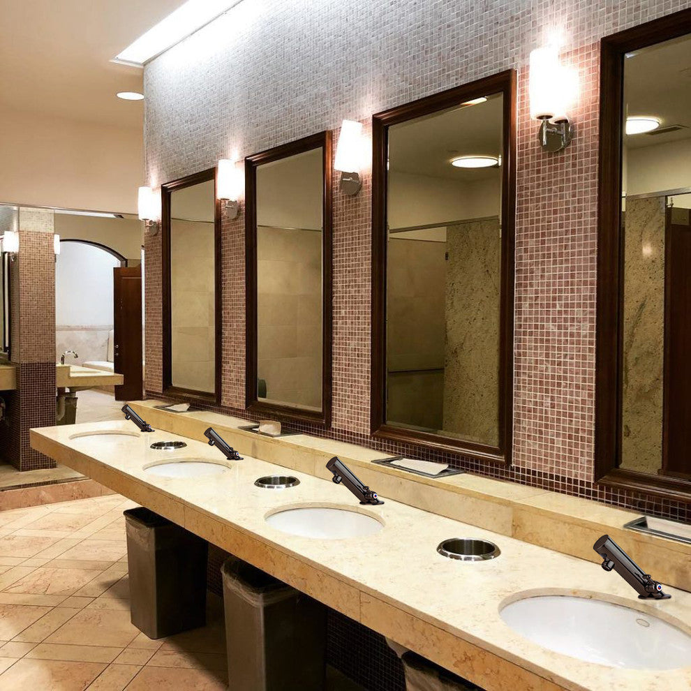 Leo All-In-One Thermostatic Sensor Faucet Dark Oil Rubbed Bronze