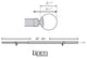 Linen Avenue Grey Marble Single Curtain Rod Set,48 to 86-Inch,Matte Black