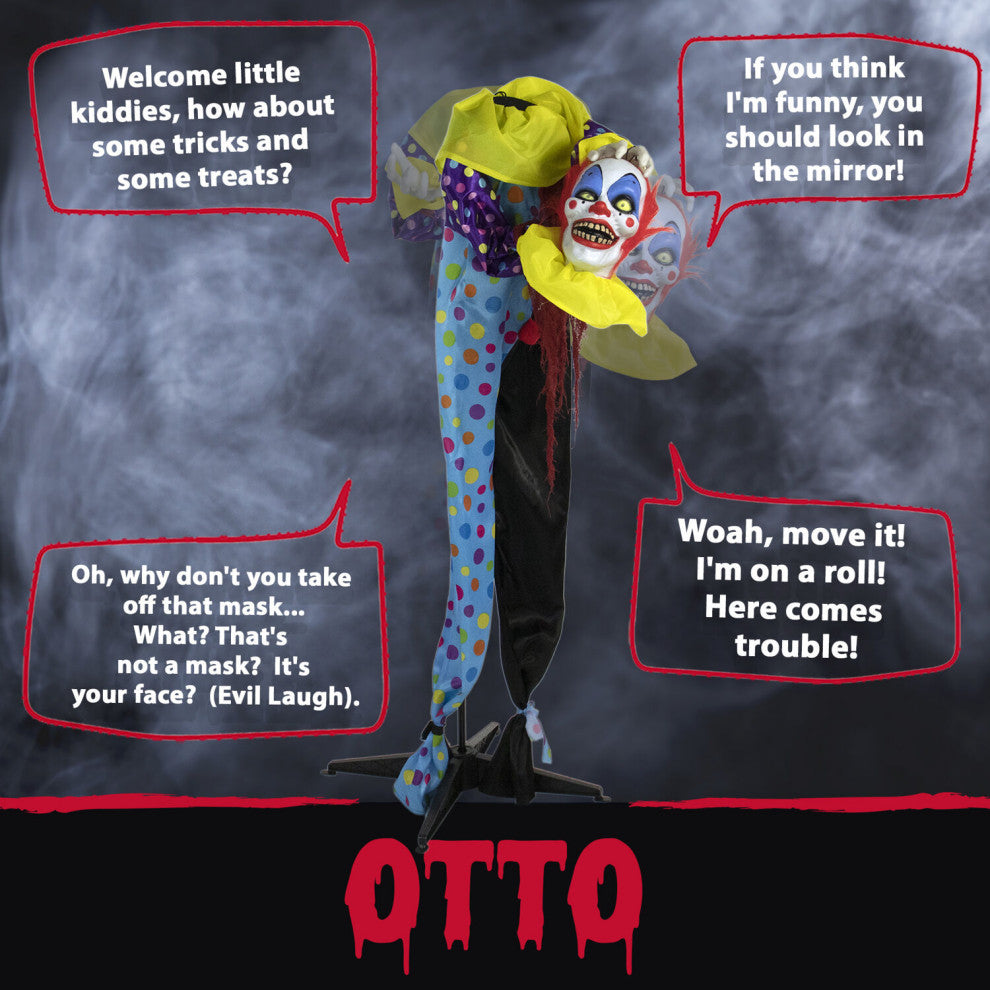 Life-Size Animatronic Talking Clown