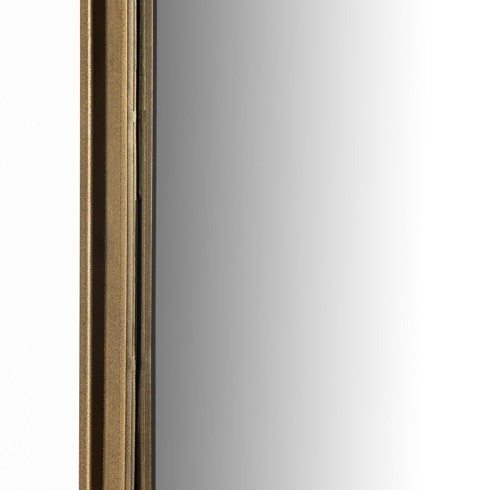 Effie Mirror, Raw Antique Brass Iron