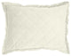 Velvet Diamond Quilted Boudoir Pillow, 12"x16", Cream, 1 Piece