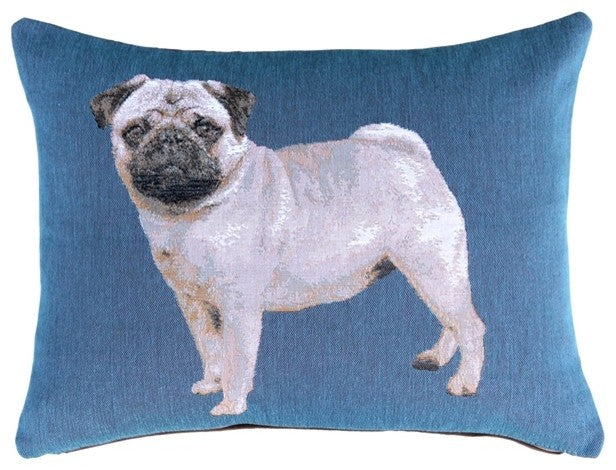 Pillow Decor - Pug 15 x 19 French Tapestry Throw Pillow