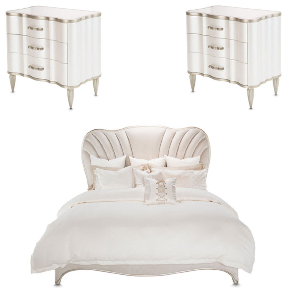AICO Furniture London Place 3 Piece Queen Bedroom Set