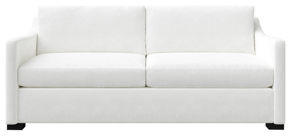 Nativa Interiors Ashley 83" Sofa, Off White, Depth: Classic