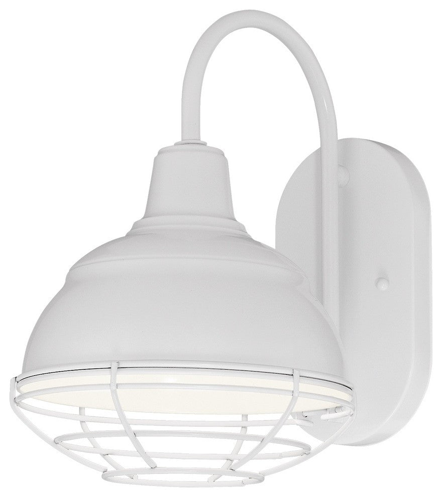Millennium 8" RLM Warehouse Shade Wall Bracket, White
