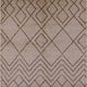Ahgly Company Indoor Square Mid-Century Modern Area Rugs, 7' Square