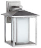 Generation Lighting Lighting 1-Light Outdoor Lantern, Weathered Pewter