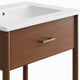 Zaire 24" Bathroom Vanity - Walnut White