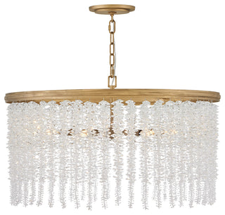 Fredrick Ramond Rubina Medium Convertible Chandelier, Burnished Gold