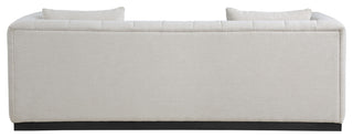 Lucia Beige Linen Textured Fabric Chair, Beige, Sofa